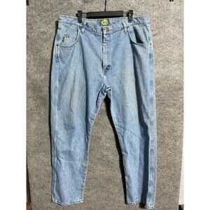 Cabela's Jeans Mens 40x32 Cotton Straight Leg Light Wash Denim Blue